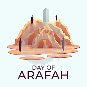 vector graphic of Day of Arafah ideal for Day of Arafah celebration photo