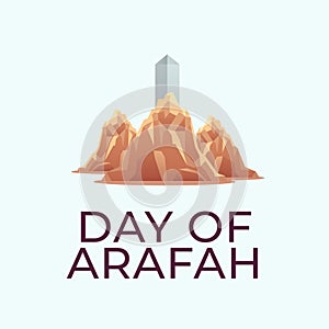 vector graphic of Day of Arafah ideal for Day of Arafah celebration photo