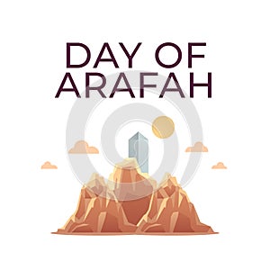 vector graphic of Day of Arafah ideal for Day of Arafah celebration photo