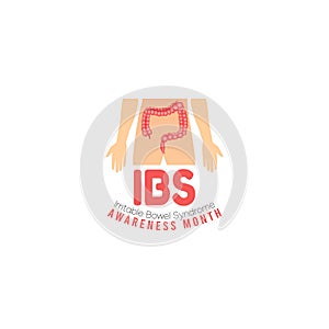 Vector graphic of IBS awareness month good for IBS awareness month celebration.