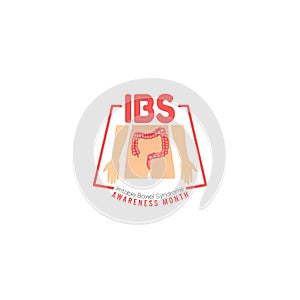 Vector graphic of IBS awareness month good for IBS awareness month celebration.