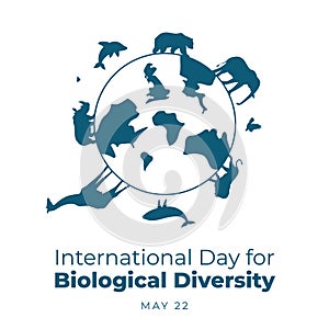 vector graphic of International Day for Biological Diversity ideal for International Day for Biological Diversity celebration