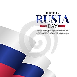 Vector graphic of Rusia day good for Rusia day celebration.