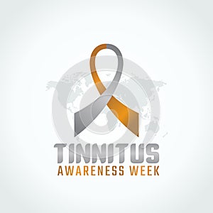 Vector graphic of tinnitus awareness week
