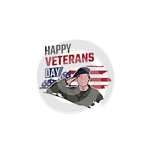 Vector graphic of veterans day good for veterans day celebration