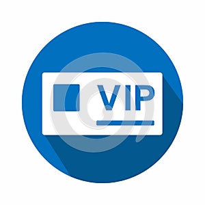 Vector Graphic of VIP Card - Flat Style - simple illustration. Editable stroke. Design template vector.outline style design.Vector