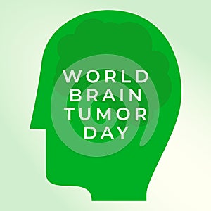 vector graphic of World Brain Tumour Day ideal for World Brain Tumour Day celebration