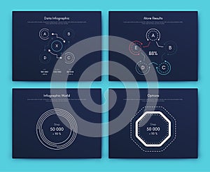 Vector graphics infographics with mobile phone. Template for creating mobile applications, workflow layout, diagram