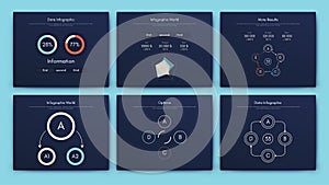 Vector graphics infographics with mobile phone. Template for creating mobile applications, workflow layout, diagram