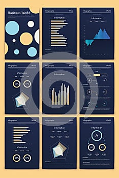 Vector graphics infographics with mobile phone. Template for creating mobile applications, workflow layout, diagram