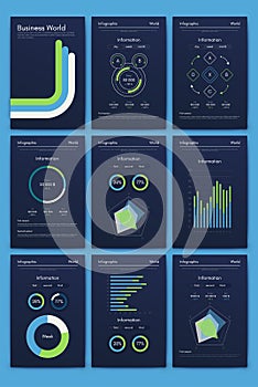 Vector graphics infographics with mobile phone. Template for creating mobile applications, workflow layout, diagram