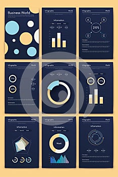 Vector graphics infographics with mobile phone. Template for creating mobile applications, workflow layout, diagram