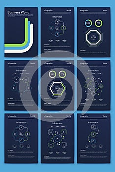 Vector graphics infographics with mobile phone. Template for creating mobile applications, workflow layout, diagram