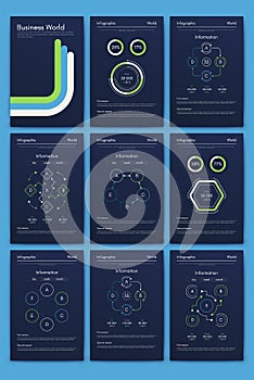 Vector graphics infographics with mobile phone. Template for creating mobile applications, workflow layout, diagram