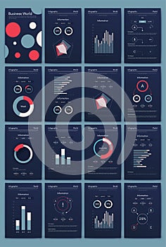 Vector graphics infographics with mobile phone. Template for creating mobile applications, workflow layout, diagram