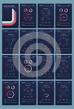 Vector graphics infographics with mobile phone. Template for creating mobile applications, workflow layout, diagram