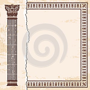 Vector Greek background.