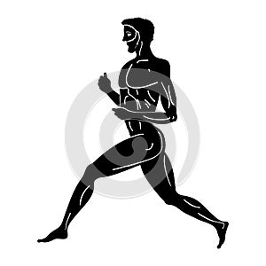 Vector Greek drawing.