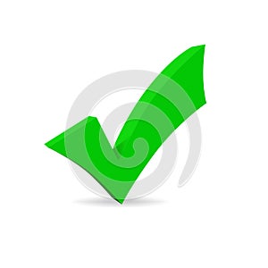 Vector Green Correct Symbol