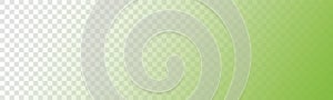 Vector green gradient bacground on transparent background