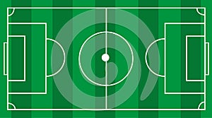 Vector green grass soccer football field background