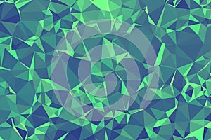 Vector Green Light Polygon Abstract modern Polygonal Geometric Triangle Background