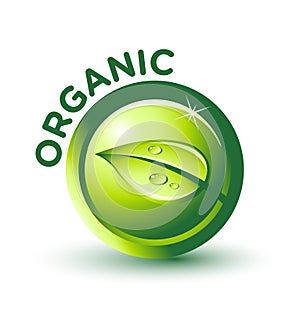 Vector Green ORGANIC Label