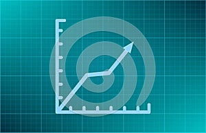 Vector illustration blue background