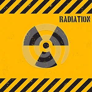 Vector grunge radiation background