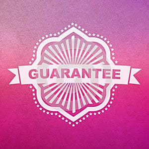 Vector guarantee sign.