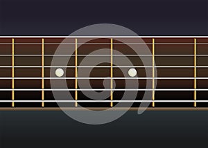 Vector guitar neck