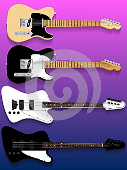 Vector guitars set