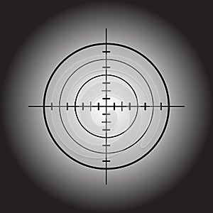 Vector gun target