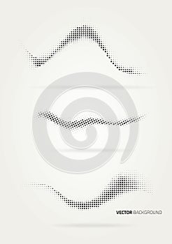 Vector halftone dots.