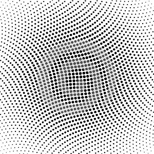 Vector halftone dots photo