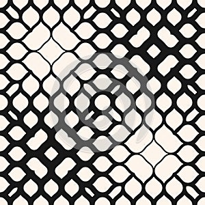 Vector halftone mesh texture. Abstract seamless pattern with gradient effect