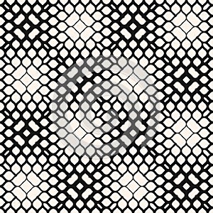 Vector halftone mesh texture. Abstract seamless pattern with gradient effect