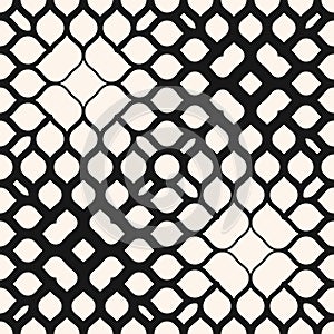 Vector halftone mesh texture. Abstract seamless pattern with gradient effect