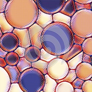 Colored dotted pattern, abstract on background with Halftone effect. Vector illustration.