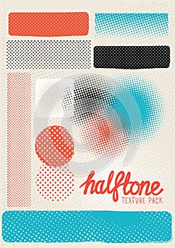 Vector Halftone Texture Pack