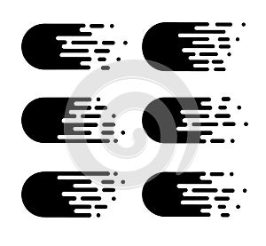 Vector Halftone Transition Abstract Wallpaper Pattern. Seamless Black And White Irregular Rounded Lines Background for