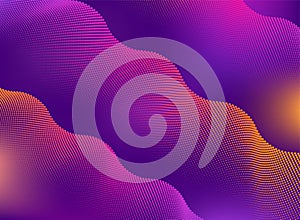 Vector halftone with vivid gradients abstract background photo