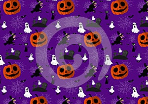 Vector halloween pattern.