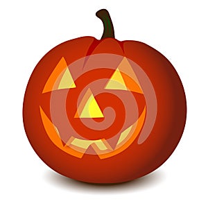 Vector halloween pumpkin