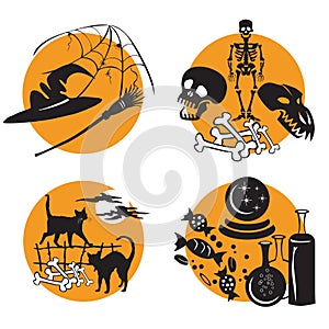 Vector halloween set 3