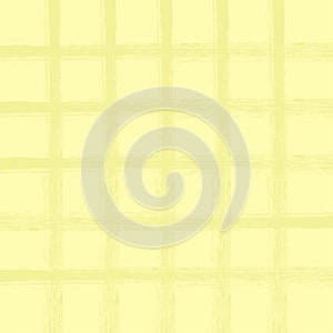 Vector hand drawn brush textured checkered pattern. crayon dry paint geometrical simple texture. Crossing lines