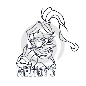 Vector hand drawn illustration