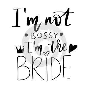 Vector hand drawn lettering phrase for Bachelorette party, hen party or bridal shower.