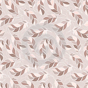 Vector hand drawn seamless patterns with feathers