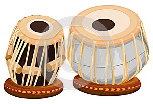 Vector of hand drum